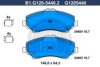 GALFER B1.G120-5440.2 Brake Pad Set, disc brake